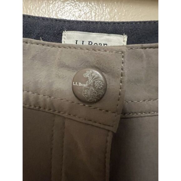 LL Bean Comfort Trail‎ Fleece Lined Hiking Outdoor Pants Brown Womens Sz 16 Reg - Picture 10 of 15